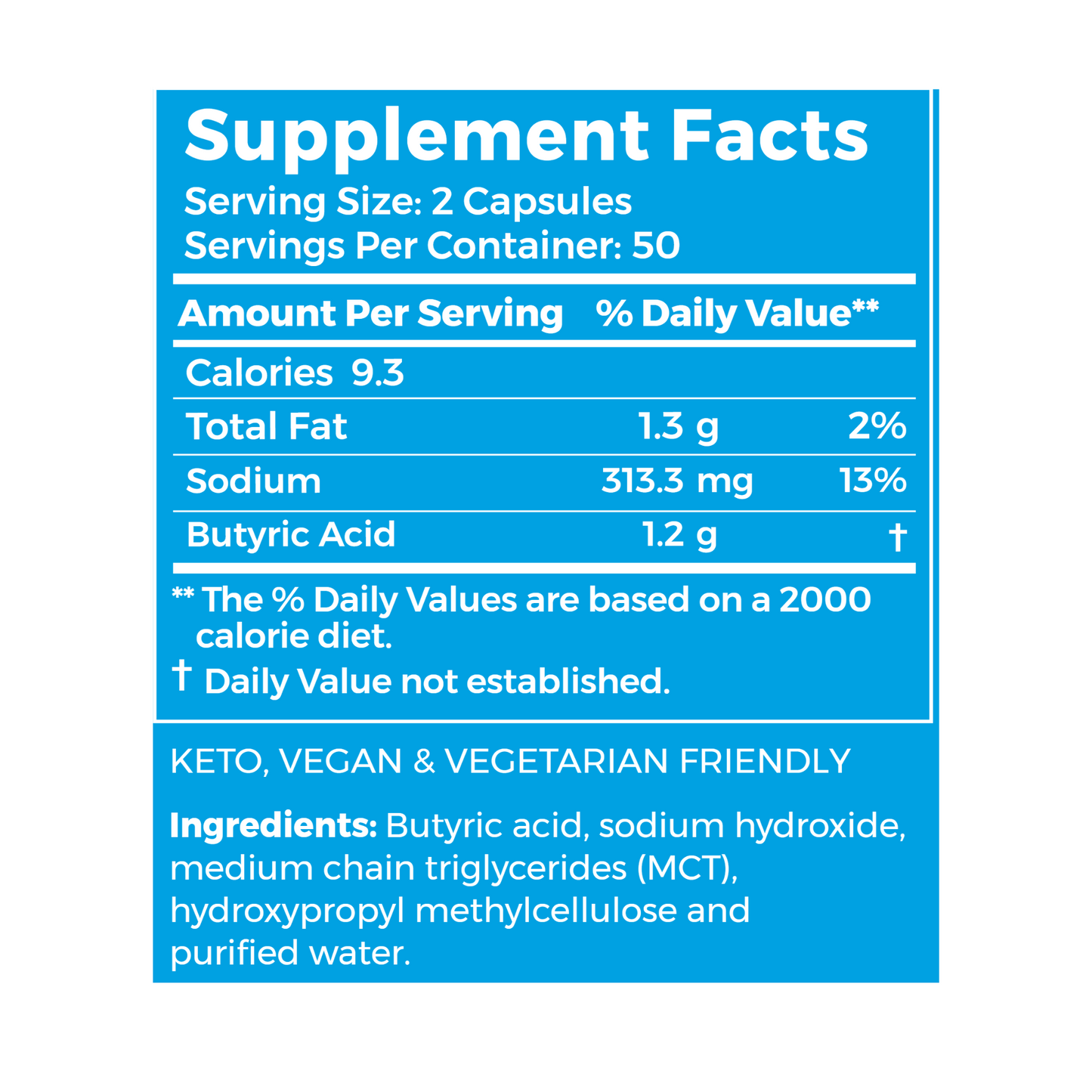 Sodium Butyrate 100 caps