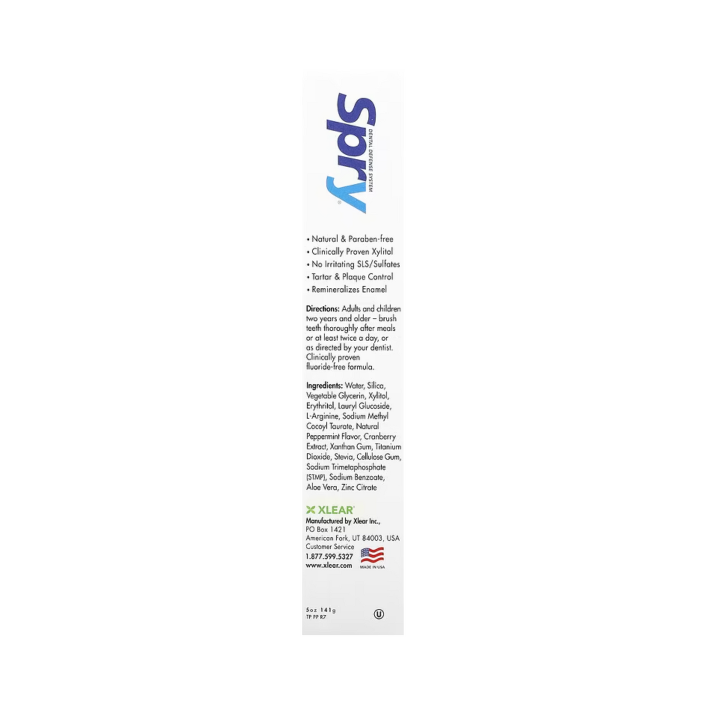 Spry Toothpaste Peppermint 5 oz