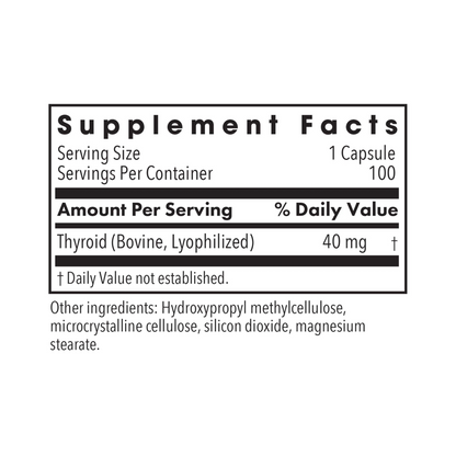 Thyroid 100 vegcaps