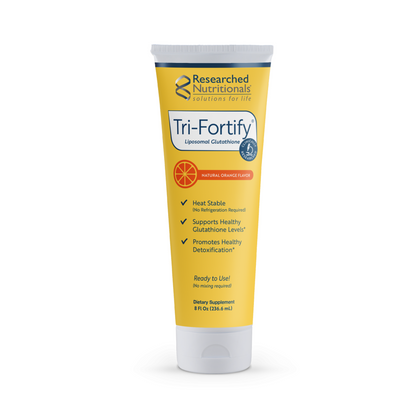 Tri-Fortify Orange Liposomal Glutathione – Orange Tube