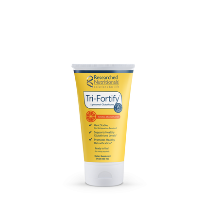 Tri-Fortify Orange Liposomal Glutathione – Orange Tube