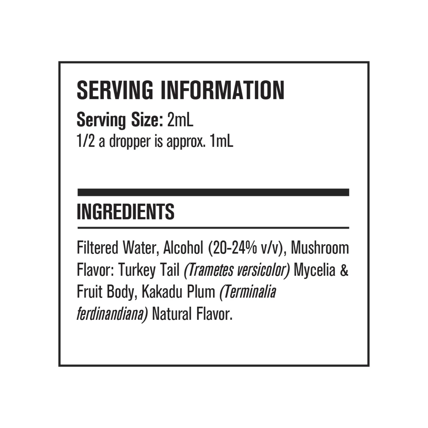Turkey Tail+ Liquid Double Extract 2oz