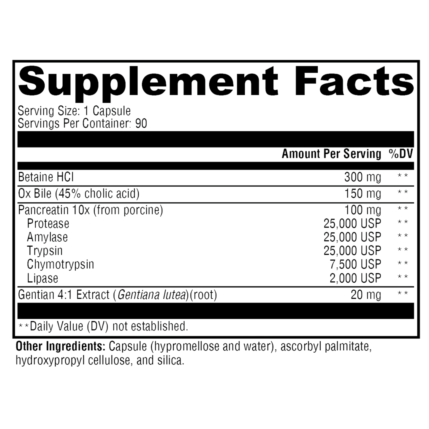 XymoZyme HCL 90 Capsules
