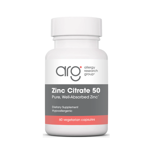 Zinc Citrate 50 mg 60 vegcaps