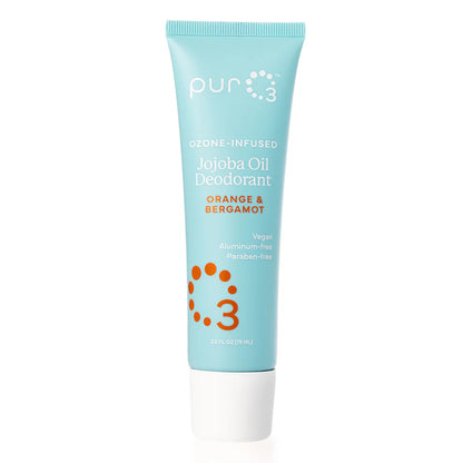 Ozone-Infused Jojoba Oil Roll On Deodorant - Orange & Bergamot