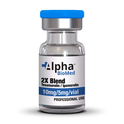 2X Blend Tesamorelin (10mg) / Ipamorelin (5mg)