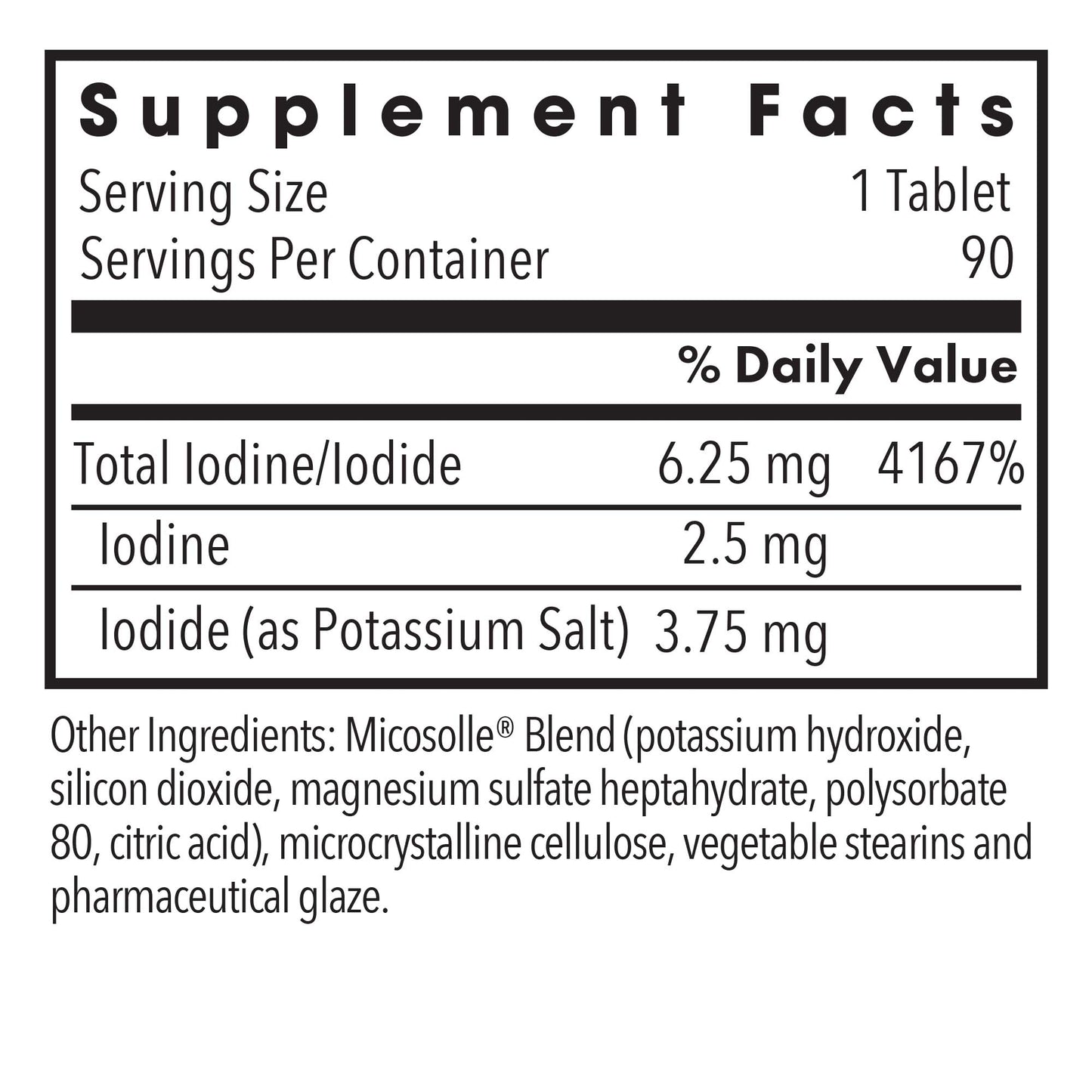 Optimox® Iodoral® 6.25 mg